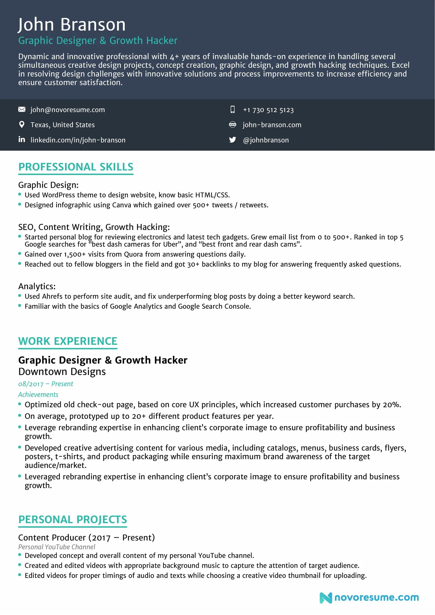 summary on resume for career change